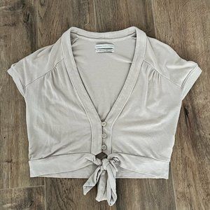URBAN OUTFITTERS Short Sleeve Crop Top